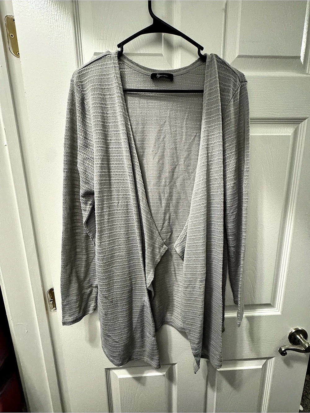 MessBebe Gray Open Front Cardigan Size XL Like New